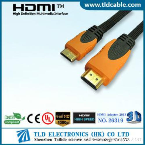 Best to buy Dual Color Mini HDMI Cable 1080p